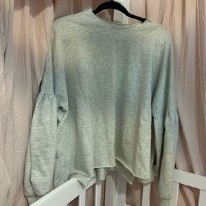 Mudpie Landon peplum top oatmeal size medium